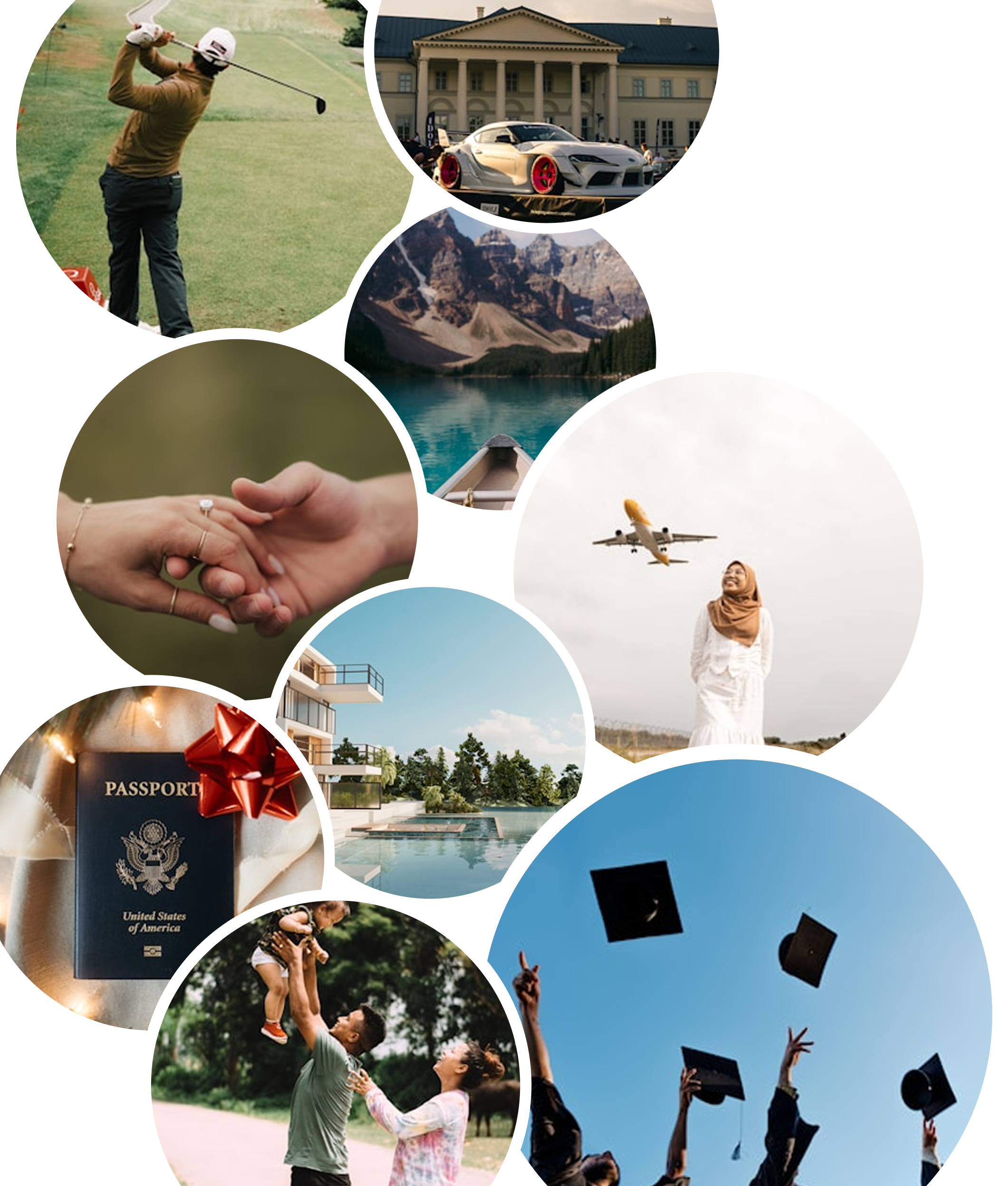 Vision board collage